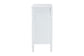 Baxton Studio Hoffman Chest - 4-Drawer Vertical Storage Cabinet with Scalloped Apron and Turned Legs for Bedroom, White