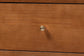 Baxton Studio Hoffman 4-Piece Scalloped Bedroom Set - Farmhouse Bed Frame with Matching Dresser and 2-Drawer Nightstands, Walnut Brown, King