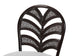 bali & pari Niven Natural Rattan Dining Chair with Cushion - Handwoven Wicker Accent Chair with Banana Leaf Backrest Design for Kitchen or Dining Room