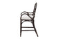 bali & pari Niven Natural Rattan Counter Stool with Cushion - Handwoven Wicker Accent Stool with Banana Leaf Backrest Design for Kitchen Island