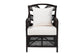 bali & pari Paden Natural Rattan Armchair - Handwoven Wicker Accent Chair with Banana Leaf Frame for Living Room or Sun Room