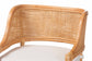 bali & pari Ottis Natural Rattan Counter Stool with Cushion - Handwoven Wicker Kitchen Island or Lounge Seating with Integrated Footrest