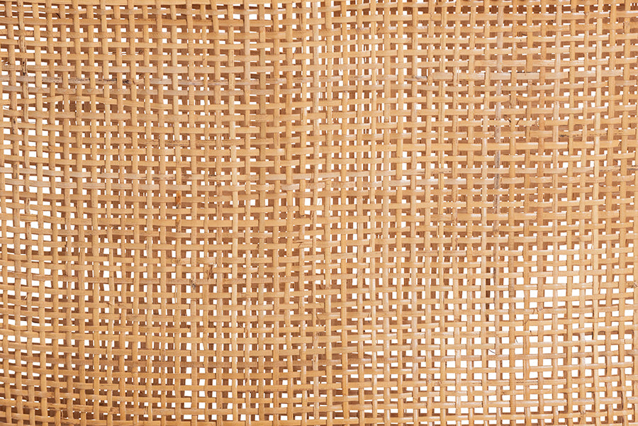 bali & pari Ottis Natural Rattan Counter Stool with Cushion - Handwoven Wicker Kitchen Island or Lounge Seating with Integrated Footrest