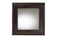 bali & pari Candela Natural Rattan Wall Mirror - Handwoven Wicker Accent Piece with Inset Mirrored Glass and Textured Frame