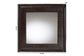 bali & pari Candela Natural Rattan Wall Mirror - Handwoven Wicker Accent Piece with Inset Mirrored Glass and Textured Frame