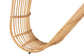 bali & pari Araceli Rattan S-Curve Console Table - Handwoven Wicker Sculptural Accent Table for Living Room or Entryway