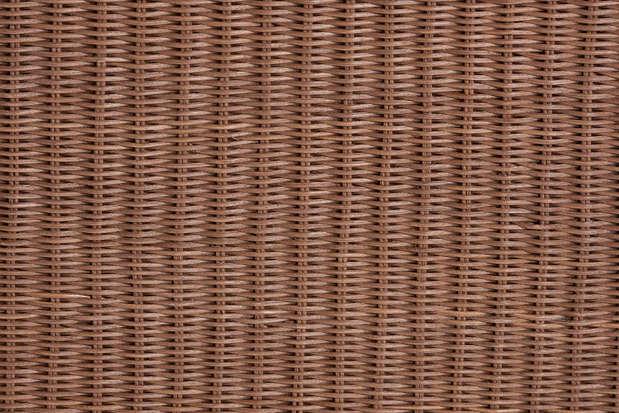 bali & pari Miyoco Monkey End Table - Handwoven Rattan Sculptural Accent Side Table with Platform Base