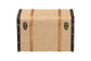Baxton Studio Manton Storage Trunk - Decorative Storage Chest with Hinged Top and Woven Exterior for Living Room or Bedroom