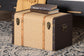 Baxton Studio Manton Storage Trunk - Decorative Storage Chest with Hinged Top and Woven Exterior for Living Room or Bedroom