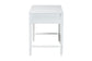 Baxton Studio Lucera Bobbin Writing Desk - 3-Drawer Home Office Desk with Spindle Frame, White