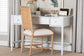 Baxton Studio Lucera Bobbin Writing Desk - 3-Drawer Home Office Desk with Spindle Frame, White