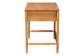 Baxton Studio Lucera Bobbin Writing Desk - 3-Drawer Home Office Desk with Spindle Frame, Oak Brown