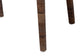 bali & pari Karis Rattan Dining Chair with Cushion - Handwoven Wicker Armchair with Mahogany Wood Frame, Coastal Boho Style Indoor Seating, Antique Coffee