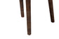 bali & pari Sofia Rattan Dining Chair with Cushion - Handwoven Wicker Side Chair with Mahogany Wood Frame, Coastal Boho Style Indoor Seating, Antique Coffee