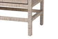 bali & pari Vivan Natural Rattan Storage Cabinet - 2-Tier Handwoven Wicker Accent Cabinet with Double Doors and Elevated Base, French Grey
