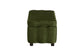 Baxton Studio Paulina Velvet Storage Bench - Lift Top Accent Bench with Interior Storage and Scalloped Outline for Bedroom or Living Room, Moss Green