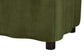 Baxton Studio Paulina Velvet Storage Bench - Lift Top Accent Bench with Interior Storage and Scalloped Outline for Bedroom or Living Room, Moss Green