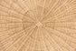 bali & pari Hideo Natural Rattan End Table - Handwoven Wicker Sculptural Accent Table with Pedestal Base