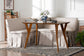 Baxton Studio Reginald 3-Piece Fabric Upholstered Dining Nook Set - Corner Kitchen Dining Banquette Set with Skirted Base, L-Shaped Seating for Small Spaces, Beige