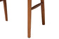 bali & pari Lorena Paper Loom Woven Dining Chair - Mahogany Wood Frame Accent Chair with Curved Back for Kitchen or Dining Room Seating