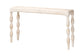 bali & pari Lejane Woven Seagrass Console Table - Handwoven Wicker Waterfall Accent Table with for Entryway, Living Room, or Hallway