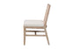 bali & pari Ashford Whitewash Rattan Dining Chair - Mahogany Wood Frame with Handwoven Wicker Backrest and Braided Rope Inserts for Coastal Dining Room