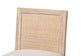 bali & pari Ashford Whitewash Rattan Counter Stool - Mahogany Wood Frame with Handwoven Wicker Backrest and Braided Rope Inserts for Coastal Kitchen