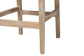 bali & pari Ashford Whitewash Rattan Counter Stool - Mahogany Wood Frame with Handwoven Wicker Backrest and Braided Rope Inserts for Coastal Kitchen