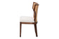 bali & pari Franco Dining Chair - Sculpted Seating with Woven Rattan Backrest and Upholstered Seat for Kitchen or Dining Room