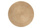 bali & pari Silvia Natural Rattan Coffee Table - Handwoven Wicker Accent Cocktail Table with Pedestal Base for Living Room or Sunroom