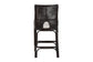 bali & pari Acton Natural Rattan Counter Stool - Handwoven Wicker Accent Stool with Tall Back and Sloped Arms, Boho Coastal Kitchen Seating