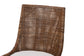 bali & pari Bella Rattan Dining Chair with Cushion - Handwoven Wicker Accent Side Chair with High Backrest, Coastal Boho Seating for Kitchen or Dining Area, Coffee Bean