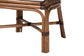 bali & pari Bella Rattan Dining Chair with Cushion - Handwoven Wicker Accent Side Chair with High Backrest, Coastal Boho Seating for Kitchen or Dining Area, Coffee Bean