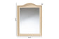 bali & pari Lailan Woven Grasscloth Mirror, Rectangle, Beige