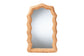 bali & pari Daray Scalloped Natural Rattan Wall Mirror