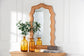 bali & pari Daray Scalloped Natural Rattan Wall Mirror