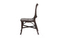 bali & pari Irene Natural Rattan Dining Chair - Handwoven Wicker Accent Chair with Lattice Backrest for Kitchen or Dining Room