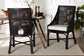 bali & pari Acton Natural Rattan 2-Piece Dining Chair Set - Handwoven Wicker Accent Chair with Tall Back and Sloped Arms, Boho Coastal Seating