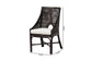 bali & pari Acton Natural Rattan 2-Piece Dining Chair Set - Handwoven Wicker Accent Chair with Tall Back and Sloped Arms, Boho Coastal Seating