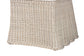 bali & pari Sara Natural Rattan 2-Piece Dining Chair Set - Handwoven Wicker Accent Chair with Scalloped Skirt Base and Tall Backrest