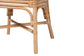 bali & pari Elmer Natural Rattan Dining Chair - Handwoven Wicker Accent Chair with Cushioned seat for Kitchen or Dining Room, Natural Brown