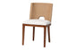 bali & pari Norely Dining Chair with Woven Seagrass Back