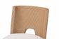 bali & pari Norely Dining Chair with Woven Seagrass Back