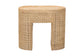 bali & pari Mimi Natural Rattan Checkered End Table with Drawer
