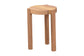 bali & pari Shadi Acacia Wood Multipurpose Accent Stool - Sculptural End Table with Tripod Base for Living Room, Bedroom or Dining Room