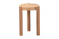 bali & pari Shadi Acacia Wood Multipurpose Accent Stool - Sculptural End Table with Tripod Base for Living Room, Bedroom or Dining Room