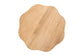 bali & pari Sino Acacia Wood Multipurpose Accent Stool - Sculptural End Table with Wavy Tripod Base for Living Room, Bedroom or Dining Room