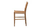 bali & pari Alva Paper Loom Woven Counter Stool - Handwoven Accent Stool with Mahogany Wood Frame for Kitchen Island or Lounge