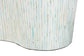 bali & pari Fiorella Capiz Shell Coffee Table - Mother of Pearl Irregular Shape Accent Table with Textured Inlay Surface for Living Room or Lounge Space