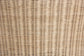bali & pari Mabel Natural Rattan 2-Piece Dining Chair Set - Handwoven Wicker Accent Chair with Wingback Frame and Seat Cushion for Kitchen or Dining Room